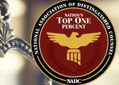 Attorney William Harvey Selected to Nation’s Top 1% by The National Association Of Distinguished Counsel